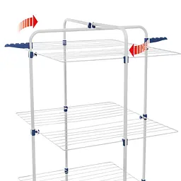 Сушарка для білизни підлогова Casa Si Athletic 4 White (CS92186E04), Білий - мініатюра 10