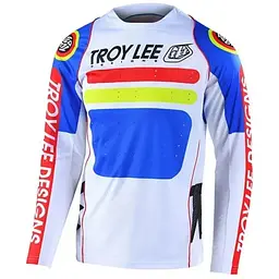 Велоджерсі Troy Lee Designs Sprint Jersey Drop In White XL (1106-323326005)