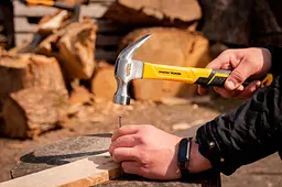 Столярний молоток MasterTool 450г рукоятка фібергласс - мініатюра 5