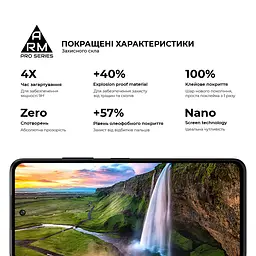 Захисне скло на ZTE Nubia V60 Design з олеофобним покриттям, Pro, повне проклеювання, антистатичний і пиловідштовхуючий шар, 9H, самоклеючеся, 2.5D, на весь екран, антистатичний клей, ArmorStandart (ARM78906) - мініатюра 5