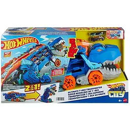 Мега-транспортер Hot Wheels Неймовірний Ті-Рекс серії City (HNG50) - мініатюра 7