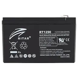 Акумуляторна батарея Ritar 12V 9Ah AGM RT1290, Чорний Case, 151x65x94, 2.3kg - мініатюра 2