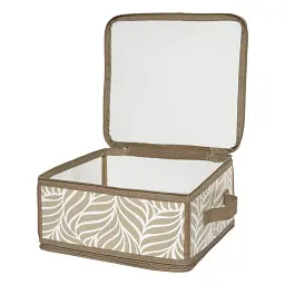 Короб складаний Handy Home Nature на блискавці 30x28x15 см бежевий (ESH22M) - мініатюра 3
