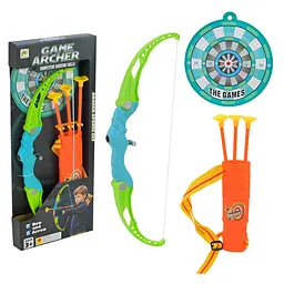 Ігровий набір для стрільби з лука Archer sports set з мішенню та стрілами на присосках (810C)