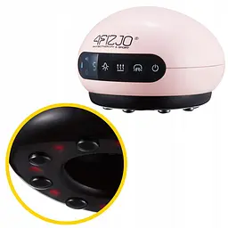 Масажна вакуумна банка 4FIZJO акумуляторна з ІЧ прогріванням 4FJ0518 Pink (P-5907739318701) - мініатюра 9