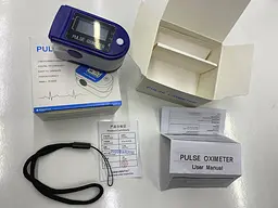Пульсоксиметр Pulse Oximeter LK-87 на палець · Вимірювання рівня кисню в крові · Пульсометр оксиметр електронний - мініатюра 5