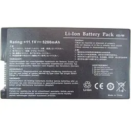 Акумулятор до ноутбука AlSoft Asus A32-F80 5200mAh 6cell 11.1V Li-ion (A41439)