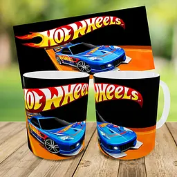Набір: дитяча сумка-бананка+кружка Хот Вілс «Hot Wheels» 32х15см, бананка для хлопчика через плече на подарунок (00999) - мініатюра 3
