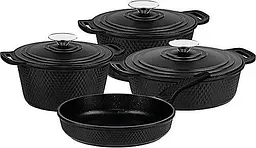 Набір посуду O.M.S. Collection 3536 Black 7 предметів