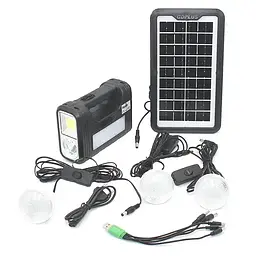 Ліхтар прожектор світлодіодний кемпінговий з сонячною панеллю Power Bank багатофункціональний 100W Forrlife FL-3272 - мініатюра 4