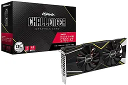 Відеокарта AsRock AMD Radeon RX 5700 XT CHALLENGER X 8G (RX5700XT CLD 8GO) (GDDR6, 256 bit, PCI-E v4.0 x16) Б/в - мініатюра 6