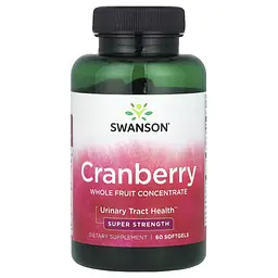 Концентрат із Цільних Плодів Журавлини Cranberry Whole Fruit Concentrate 420 мг - 60 софтгель