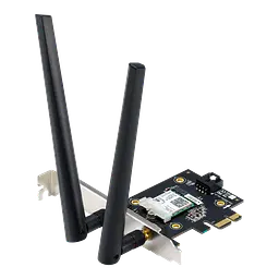 Wi-Fi + Bluetooth адаптер 2 в 1 мережева карта з 2 зовнішніми антенами Asus PCE-AX1800 - мініатюра 2