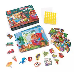 Гра розвиваюча Vladi Toys з липучками. Бізі бук. Мій дім VT1310-08 Різнокольоровий shop (4820234767168) - мініатюра 2