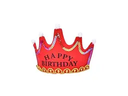 Аксесуар для волосся METR корона червоний HAPPY BIRTHDAY FG231106025P