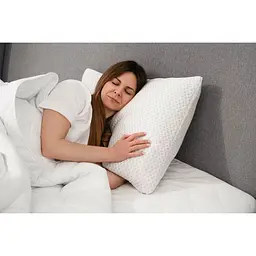 Подушка ортопедична прямокутна Ardesto Sleepwell піна меморі 40х60 см біла (ART4060SHP) - мініатюра 8