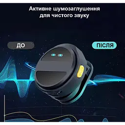 Бездротовий Мікрофон SX21 2+1 Петличний для телефона Android, iPhone, Автоматичне шумозаглушення, ANC, - мініатюра 7