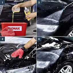 Автошампунь Sonax Wasch Wax, з воском, 500 мл - мініатюра 2