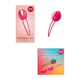 Вагінальна кулька Fun Factory Smartball Uno, 12 см, червона - мініатюра 7