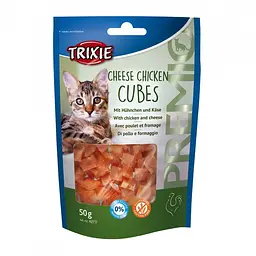 Ласощі для котів Trixie PREMIO Cheese Chicken Cubes курка 50 г - мініатюра 3