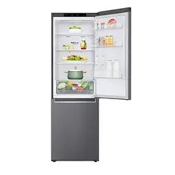 Холодильник LG 186x60х68 холодильне відділення 234 л морозильне відділення 107 л 2 двері А+ NF сірий темний (GC-B459SLCL) - мініатюра 4