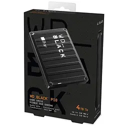 Зовнішній жорсткий диск WD Black 4 TB P10 Game Drive (WDBA3A0040BBK-WESN) чорний - мініатюра 4