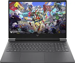 Ноутбук HP Victus 16-r1037ua 16.1' FHD IPS AG, Intel i7-14700HX, 32GB, F1024GB, NVD4060-8, DOS, чорний (A31WBEA)