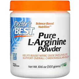Амінокислота Doctor's Best Pure L-Arginine Powder, 300 грам