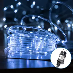 Низьковольтна-LED-гирлянда-струна-10мм-холодний-білий-100LED-IP44-3м5м-пам'яттю-8-режимів
