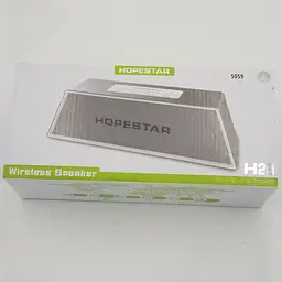 Бездротова акумуляторна колонка Bluetooth акустика FM MP3 AUX USB Hopestar H28 сіра - мініатюра 8