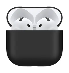 Чохол для навушників MAKE Apple AirPods 4 Silicone Black
