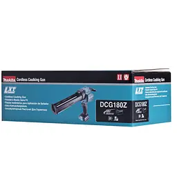 Пістолет для герметика акумуляторний Makita DCG180Z (5000 Н, 0-28 мм/с, 300 мл, LXT, без акумуляторів та зарядного пристрою) - мініатюра 1