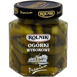 Огірки Rolnik Premium відбірні 295 г