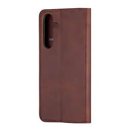 Чохол-книжка Premium Samsung A55 (A556) Dark Brown - мініатюра 3