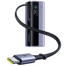 Портативний ЗП Power Bank Baseus EnerGeek GR11 PD200W with cable 25000 mAh Space Grey