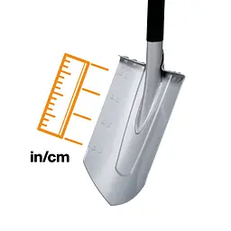 Лопата штикова загострена Fiskars Xact™ 120 см із школою (1066729) - мініатюра 5