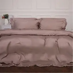 Підковдра MirSon Tencel №08 Beige 110х140 см темно-бежева (2200009637254) - мініатюра 2
