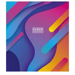 Зошит загальний Школярик Genius Cloud colorful у клітинку 48 аркушів 10 шт. (048-3161K) - мініатюра 4