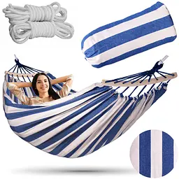 Гамак подвійний Kinderkraft Eden Marine 260x150 см - мініатюра 2