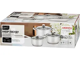 Набір посуду Ardesto GEMINI GOURMET 6 предметів (AR1906PS) - мініатюра 5
