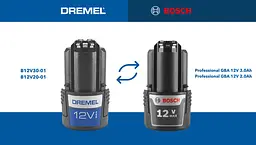 Шліфмашина шліфувально-гравірувальна акумуляторна 8240-5 12В Dremel teh0026251 - мініатюра 9