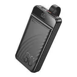 Універсальна мобільна батарея Hoco J123B Element 30000 mAh Black (35153_3345053) - мініатюра 2