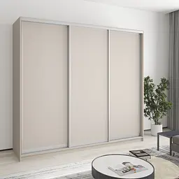 Шафа-купе тридверна MebelStar Комбо AL 3ДСП 230x60x210 см Кашемір (MBS-3315)