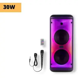 Портативна колонка бумбокс XPRO RX-8252 валіза 30Вт USB SD FM радіо Bluetooth 1 мікрофон ДК (MER-15668) - мініатюра 2