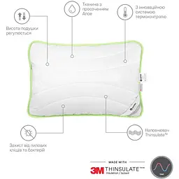 Подушка Sonex Aloe Vera з тінсулейтом 50x70 см (SO102041) - мініатюра 2