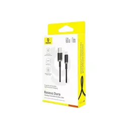 Дата кабель USB AM to USB-C 1.0m 60W black/gold Baseus (P10377802U01-00) - миниатюра 5