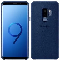 Чохол-накладка Alcantara Cover EF-XG965 для Samsung Galaxy S9 Plus (6.2") Blue