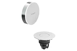 Злив-перелив Hansgrohe Flexaplus II, зовнішня частина до сифона для ванни chrome/white gloss 58187000