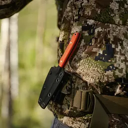 Ніж фіксований кишеньковий Civivi High Grass Field Knife (7,4 см) 14C28N / G10 помаранчевий з чохлом - мініатюра 11