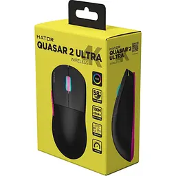 Бездротова миша HATOR Quasar 2 ULTRA 4K Wireless Black Pink (HTM570BP) - мініатюра 5